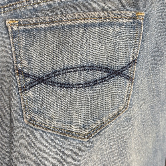 Abercrombie & Fitch Emma Low Rise Bootcut Jeans 2L W26 L35 Long Rare Y2K - Picture 6 of 9